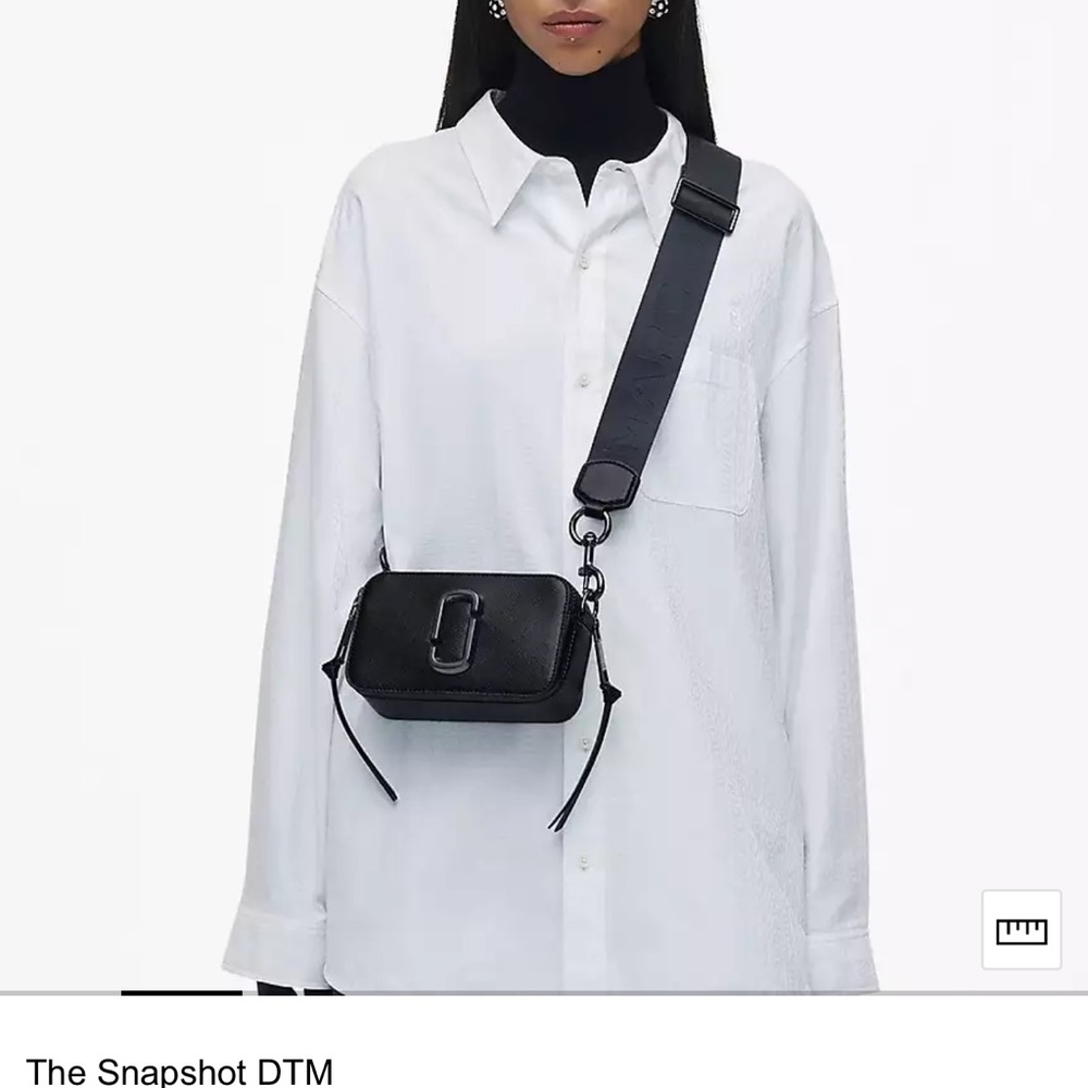 Marc Jacobs “The Snapshot” Crossbody bag - black with black hardware